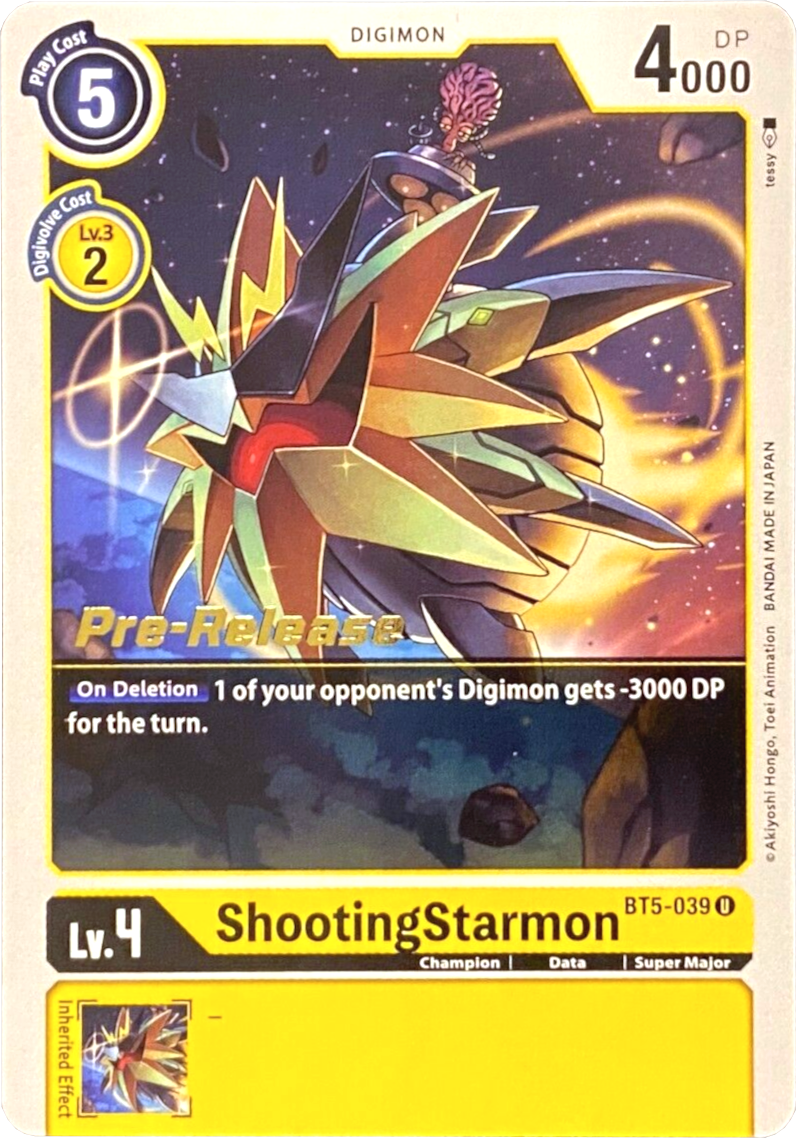 ShootingStarmon [BT5-039] [Battle of Omni Pre-Release Promos] | Event Horizon Hobbies CA