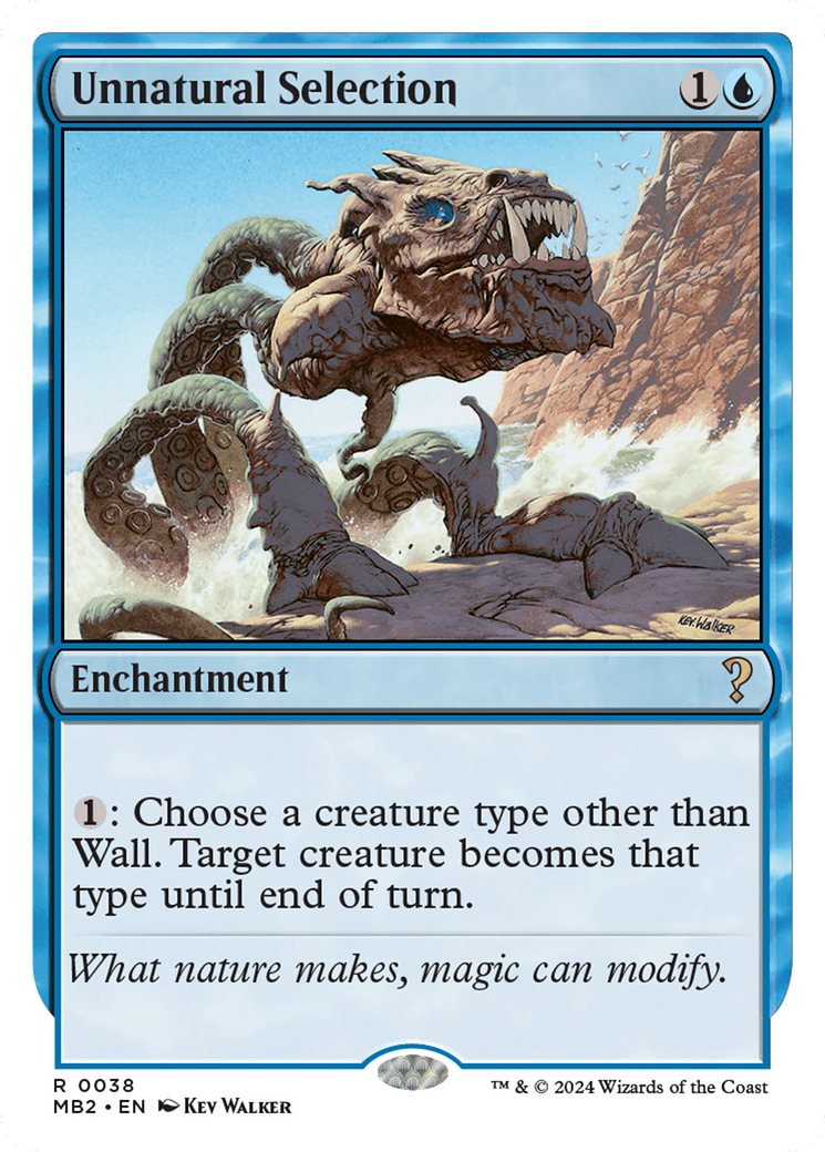 Unnatural Selection (White Border) [Mystery Booster 2] | Event Horizon Hobbies CA