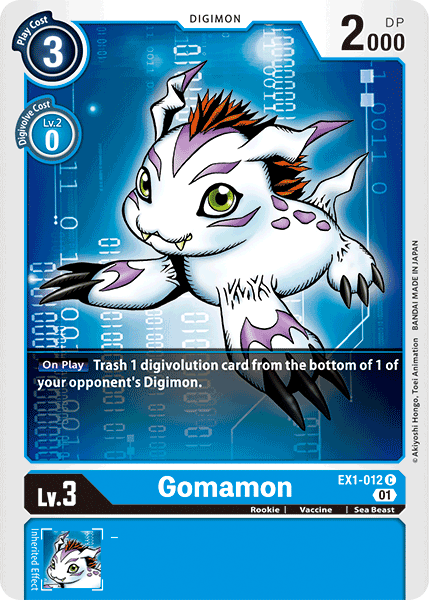 Gomamon [EX1-012] [Classic Collection] | Event Horizon Hobbies CA