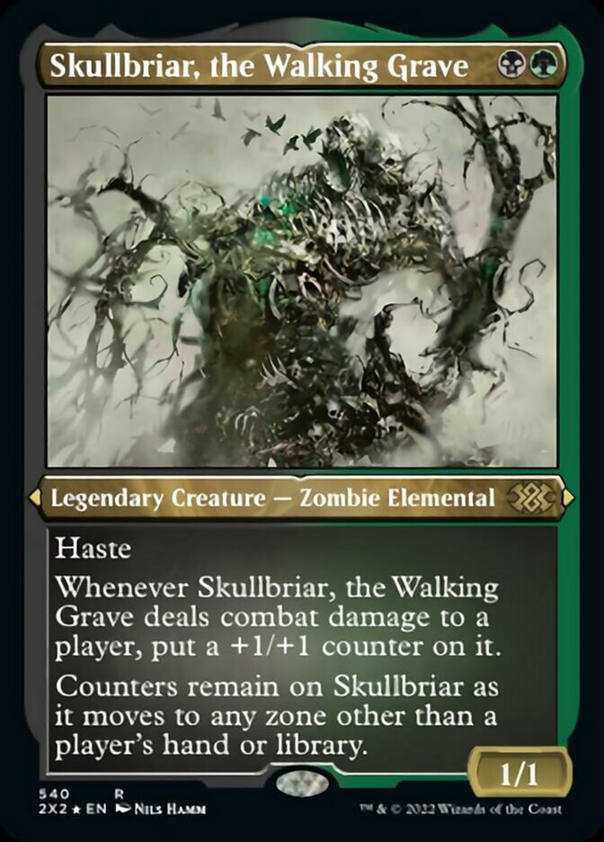 Skullbriar, the Walking Grave (Foil Etched) [Double Masters 2022] | Event Horizon Hobbies CA