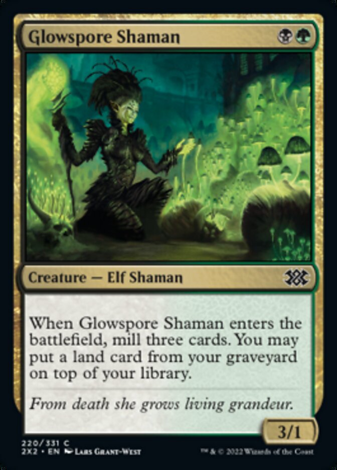 Glowspore Shaman [Double Masters 2022] | Event Horizon Hobbies CA