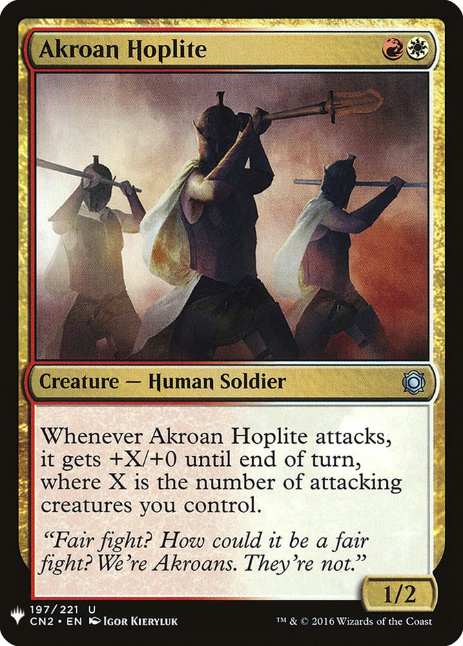 Akroan Hoplite [Mystery Booster] | Event Horizon Hobbies CA