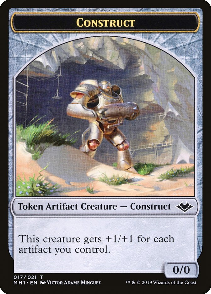 Zombie (007) // Construct (017) Double-Sided Token [Modern Horizons Tokens] | Event Horizon Hobbies CA