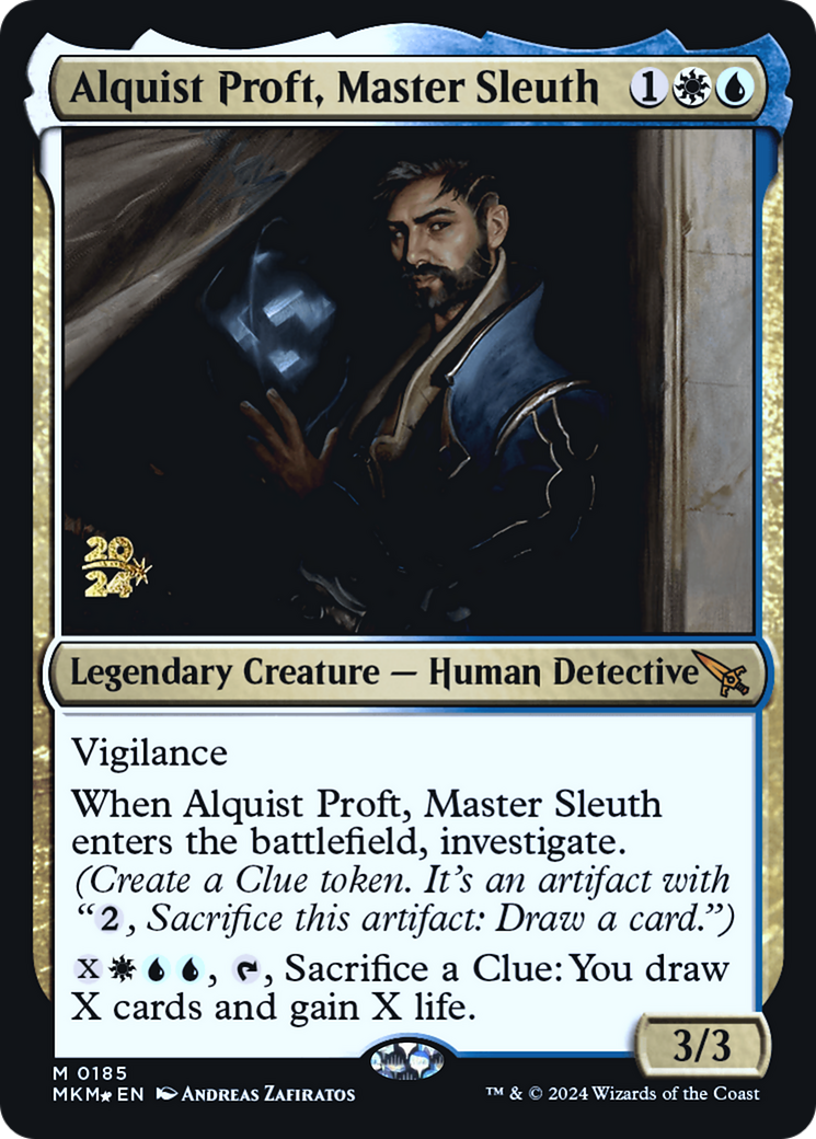 Alquist Proft, Master Sleuth [Murders at Karlov Manor Prerelease Promos] | Event Horizon Hobbies CA