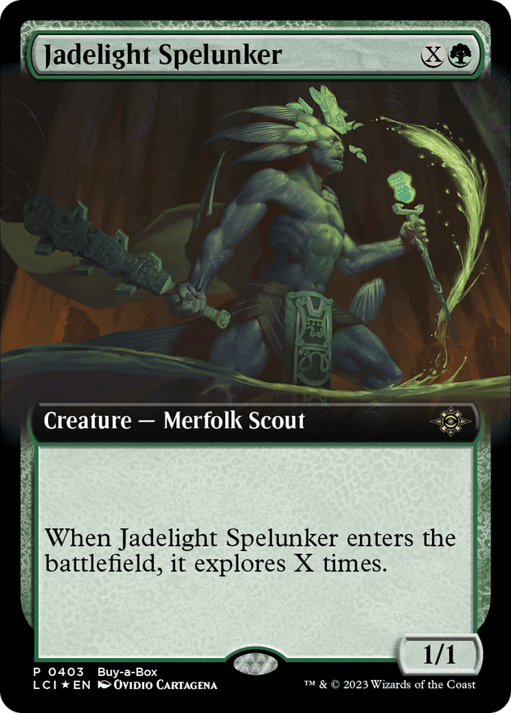 Jadelight Spelunker (Extended Art) (Buy-A-Box) [The Lost Caverns of Ixalan Promos] | Event Horizon Hobbies CA