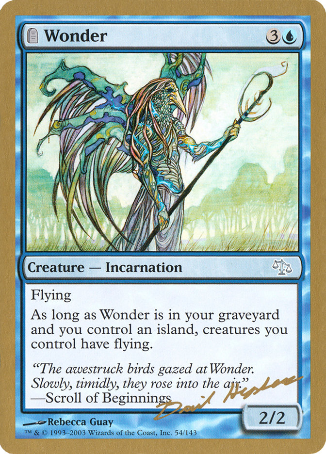 Wonder (Dave Humpherys) [World Championship Decks 2003] | Event Horizon Hobbies CA