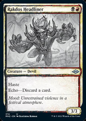 Rakdos Headliner (Sketch) [Modern Horizons 2] | Event Horizon Hobbies CA