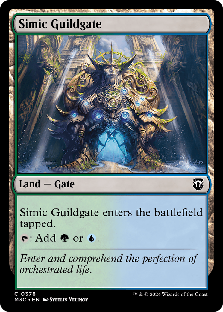 Simic Guildgate (Ripple Foil) [Modern Horizons 3 Commander] | Event Horizon Hobbies CA