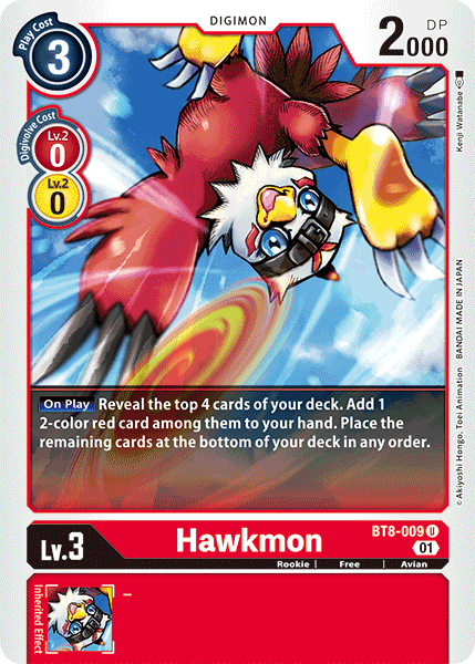 Hawkmon [BT8-009] [New Awakening] | Event Horizon Hobbies CA