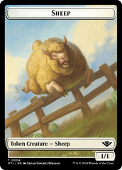 Sheep // Plot Double-Sided Token [Outlaws of Thunder Junction Tokens] | Event Horizon Hobbies CA