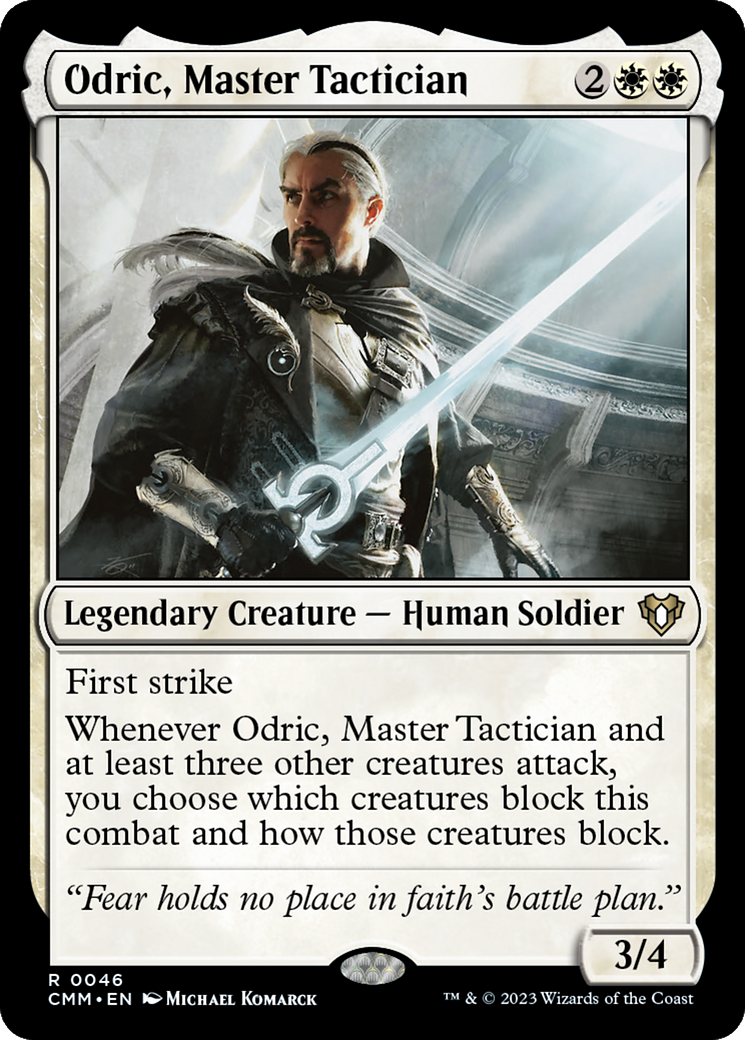 Odric, Master Tactician [Commander Masters] | Event Horizon Hobbies CA