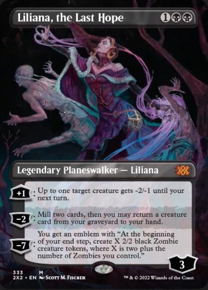 Liliana, the Last Hope (Borderless) [Double Masters 2022] | Event Horizon Hobbies CA