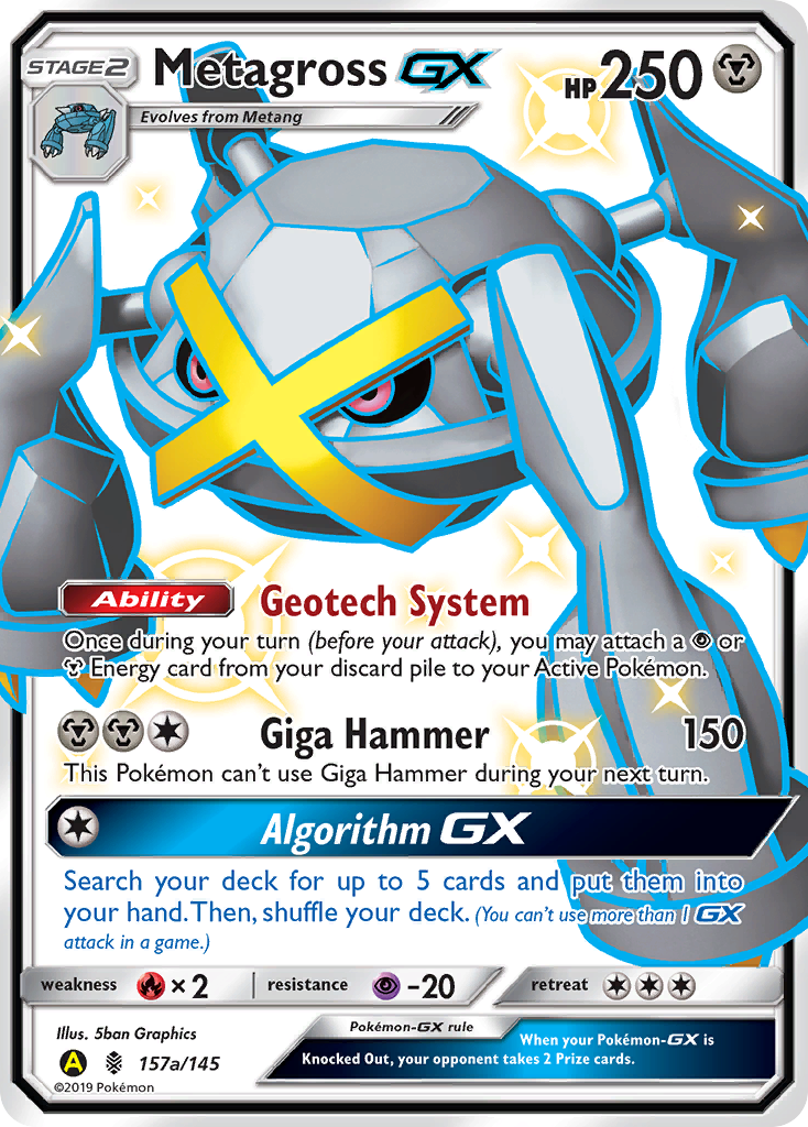 Metagross GX (157a/145) [Alternate Art Promos] | Event Horizon Hobbies CA