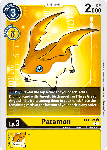 Patamon [EX1-024] [Classic Collection] | Event Horizon Hobbies CA