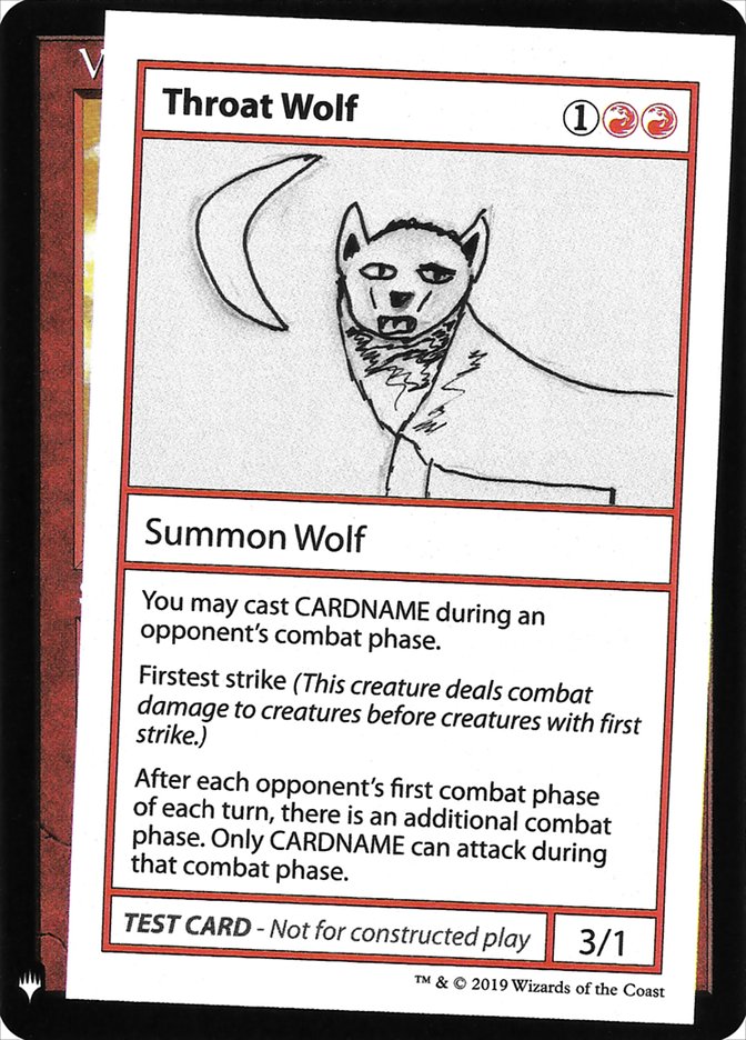 Throat Wolf [Mystery Booster Playtest Cards] | Event Horizon Hobbies CA