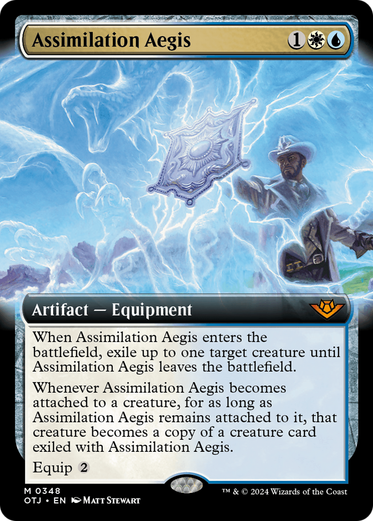 Assimilation Aegis (Extended Art) [Outlaws of Thunder Junction] | Event Horizon Hobbies CA