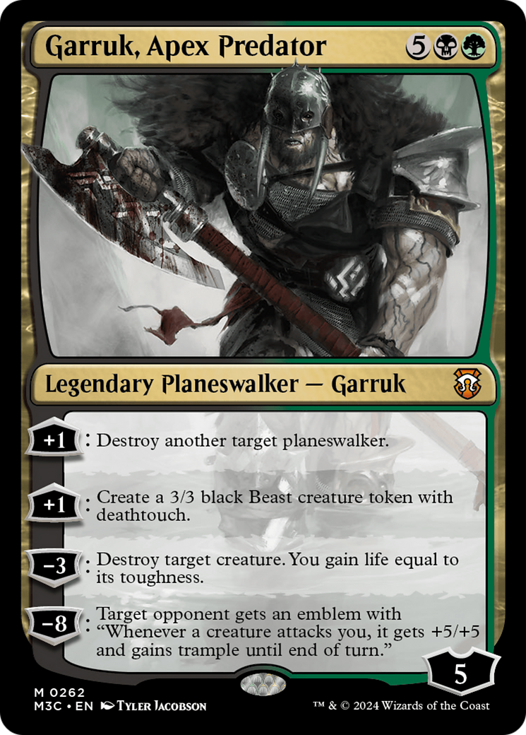 Garruk, Apex Predator (Ripple Foil) [Modern Horizons 3 Commander] | Event Horizon Hobbies CA