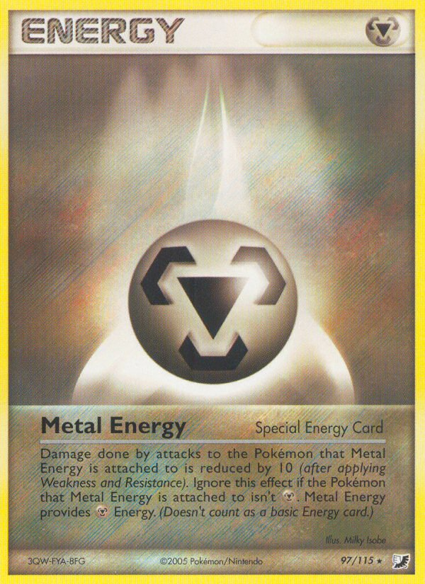 Metal Energy (97/115) [EX: Unseen Forces] | Event Horizon Hobbies CA