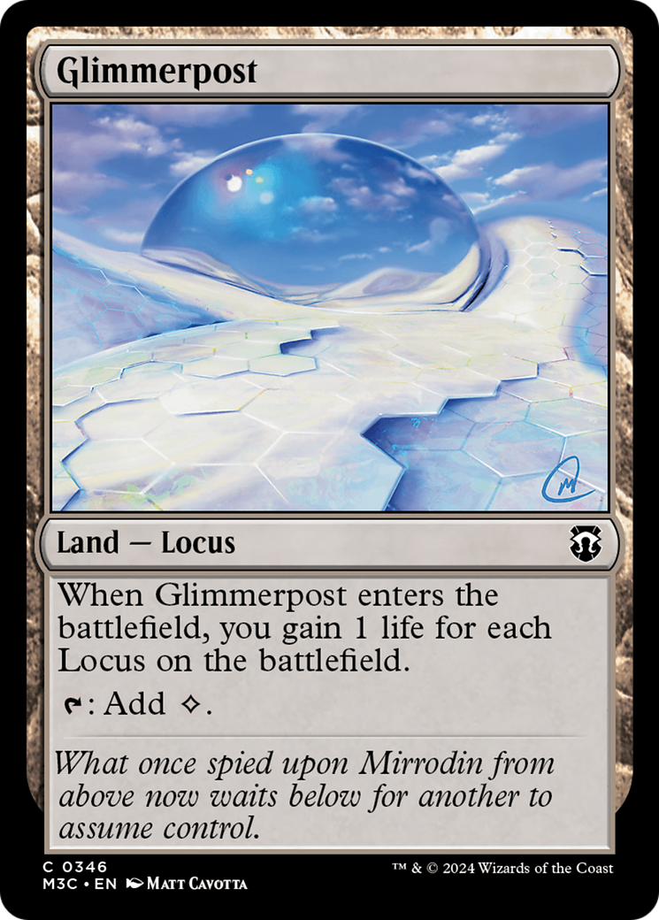 Glimmerpost (Ripple Foil) [Modern Horizons 3 Commander] | Event Horizon Hobbies CA