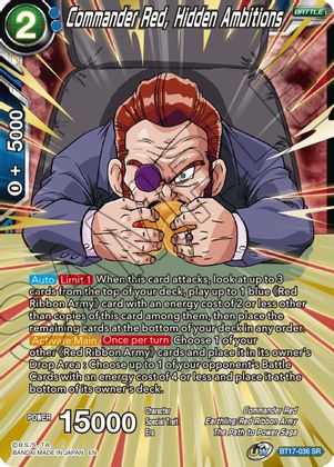 Commander Red, Hidden Ambitions (BT17-036) [Ultimate Squad] | Event Horizon Hobbies CA