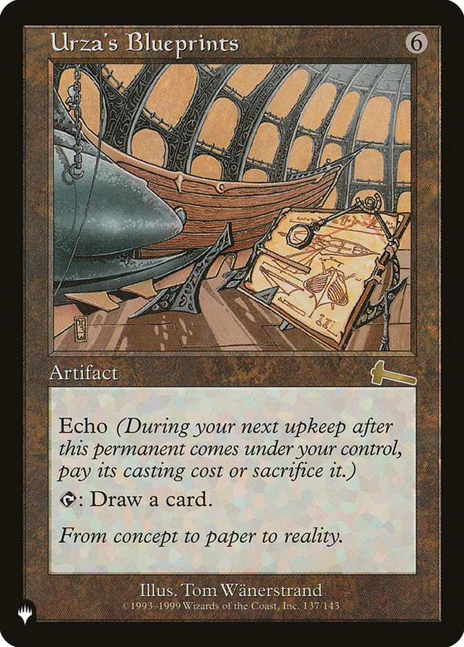 Urza's Blueprints [The List] | Event Horizon Hobbies CA