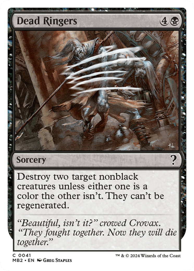 Dead Ringers (White Border) [Mystery Booster 2] | Event Horizon Hobbies CA