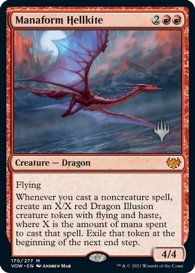 Manaform Hellkite (Promo Pack) [Innistrad: Crimson Vow Promos] | Event Horizon Hobbies CA