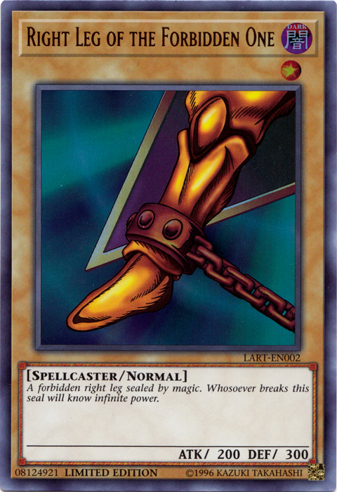 Right Leg of the Forbidden One [LART-EN002] Ultra Rare