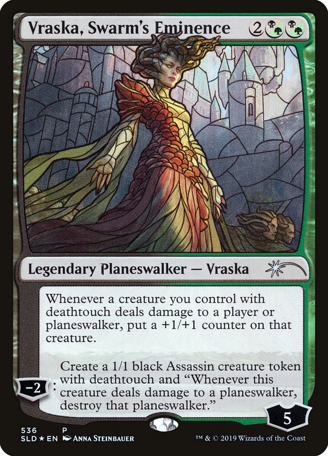 Vraska, Swarm's Eminence (Stained Glass) [Secret Lair Drop Promos] | Event Horizon Hobbies CA