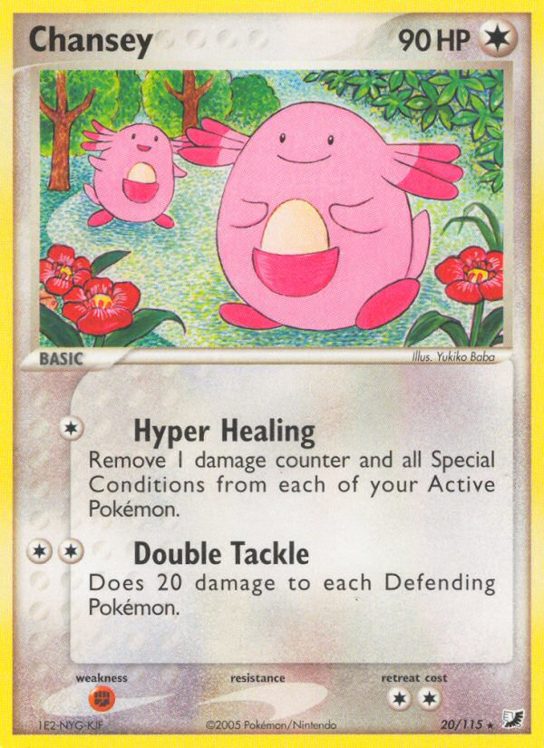 Chansey (20/115) [EX: Unseen Forces] | Event Horizon Hobbies CA