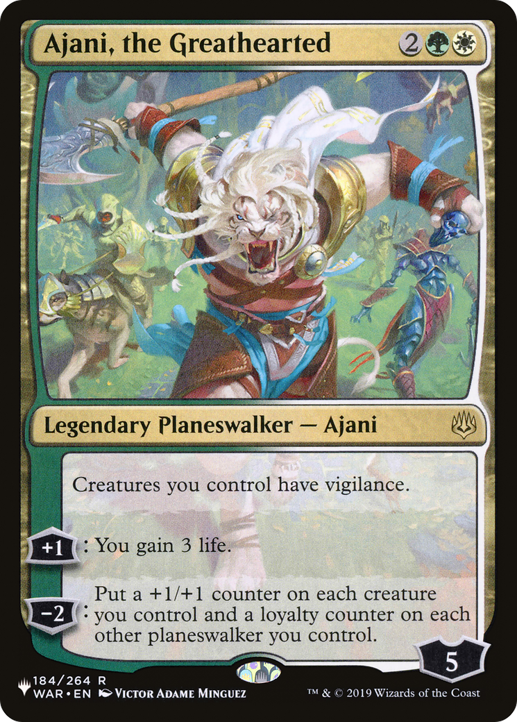 Ajani, the Greathearted [The List Reprints] | Event Horizon Hobbies CA