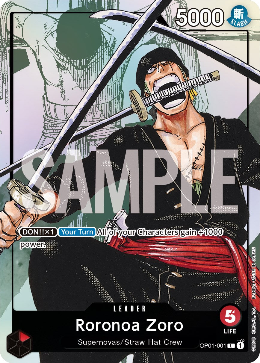 Roronoa Zoro (Alternate Art) [One Piece Promotion Cards] | Event Horizon Hobbies CA