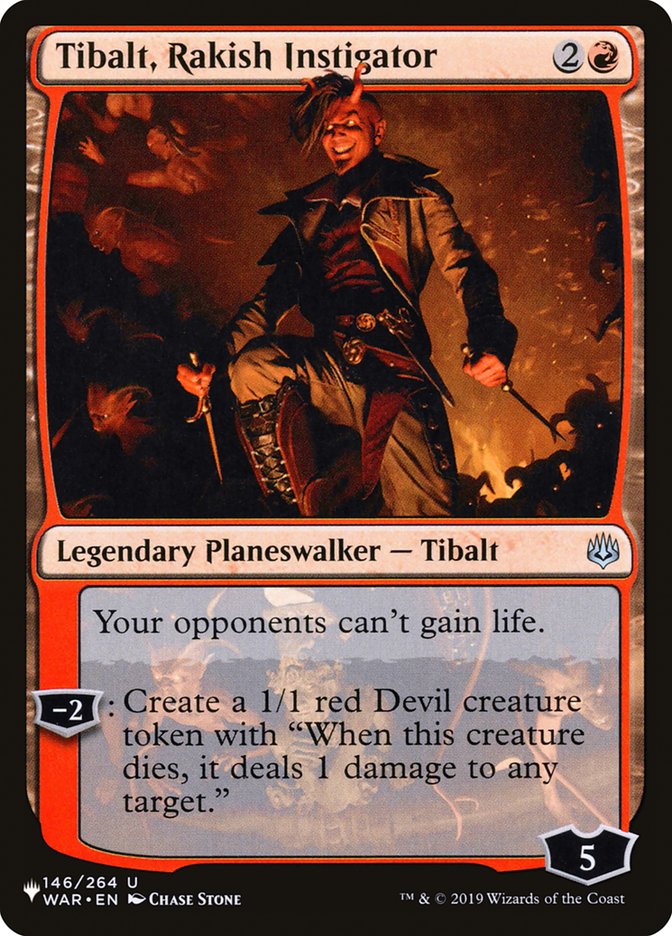 Tibalt, Rakish Instigator [The List] | Event Horizon Hobbies CA