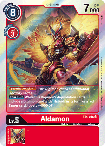 Aldamon [BT4-016] [Great Legend] | Event Horizon Hobbies CA