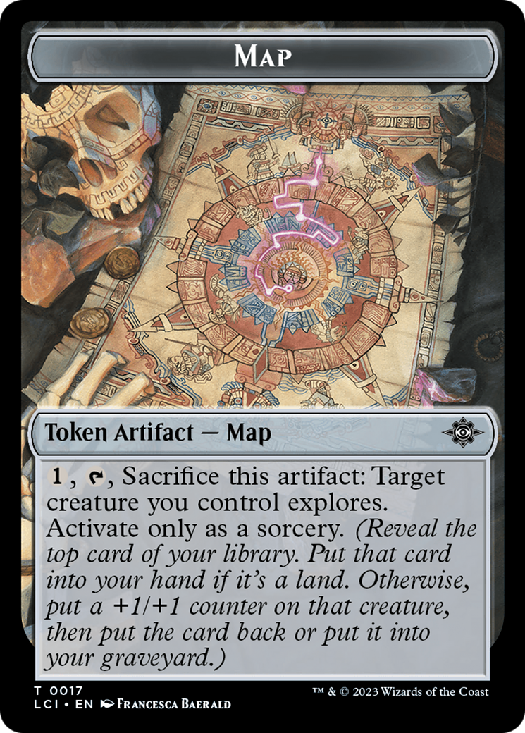 Map // Skeleton Pirate Double-Sided Token [The Lost Caverns of Ixalan Commander Tokens] | Event Horizon Hobbies CA