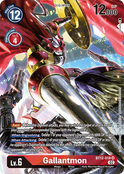 Gallantmon [BT12-018] (Alternate Art) [Across Time] | Event Horizon Hobbies CA