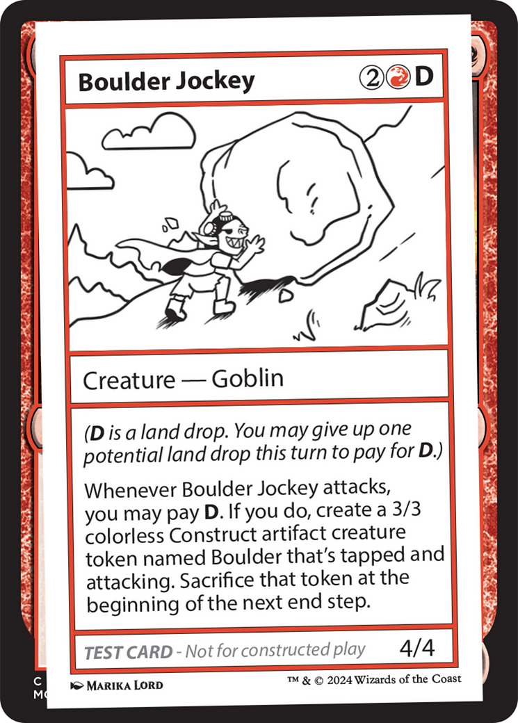 Boulder Jockey [Mystery Booster 2 Playtest Cards] | Event Horizon Hobbies CA