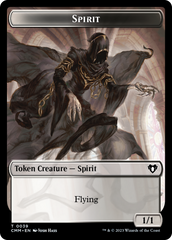 Spirit (0039) // Spider Double-Sided Token [Commander Masters Tokens] | Event Horizon Hobbies CA