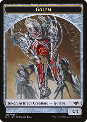 Spirit // Golem Double-Sided Token [Modern Horizons Tokens] | Event Horizon Hobbies CA