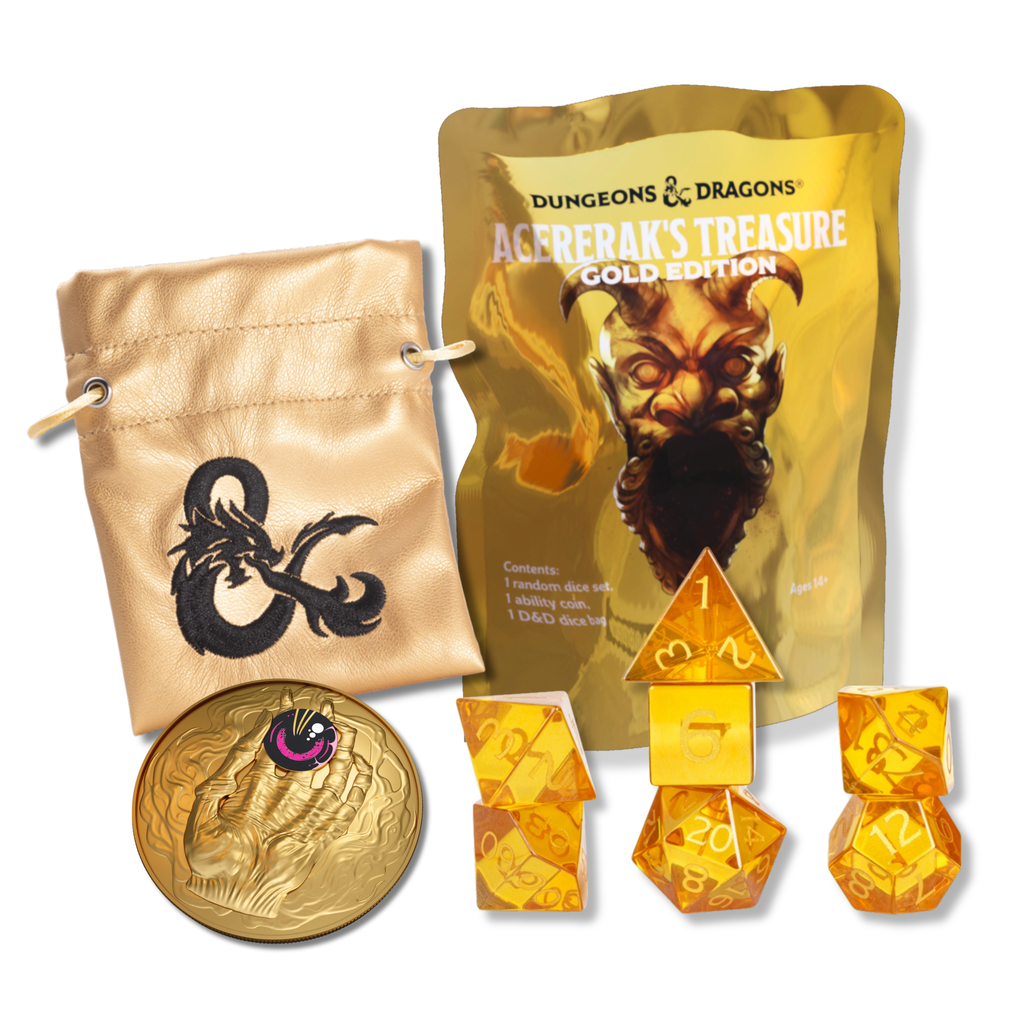 Dice - Sirius Dice - Acererak's Treasure - Gold Edition | Event Horizon Hobbies CA