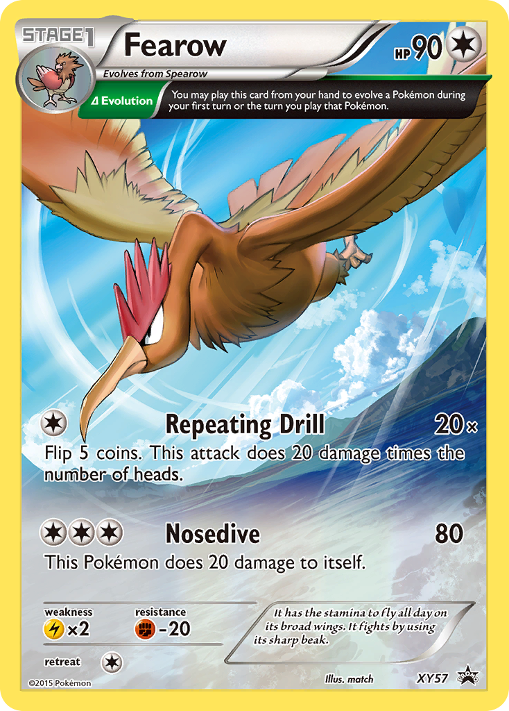 Fearow (XY57) [XY: Black Star Promos] | Event Horizon Hobbies CA