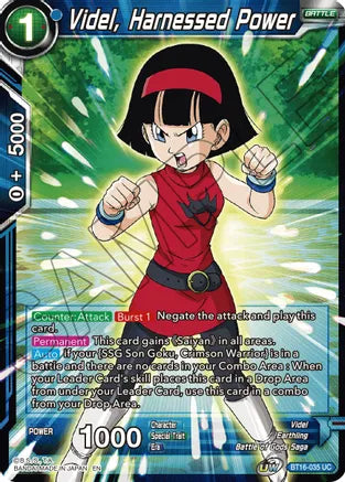 Videl, Harnessed Power (BT16-035) [Realm of the Gods] | Event Horizon Hobbies CA