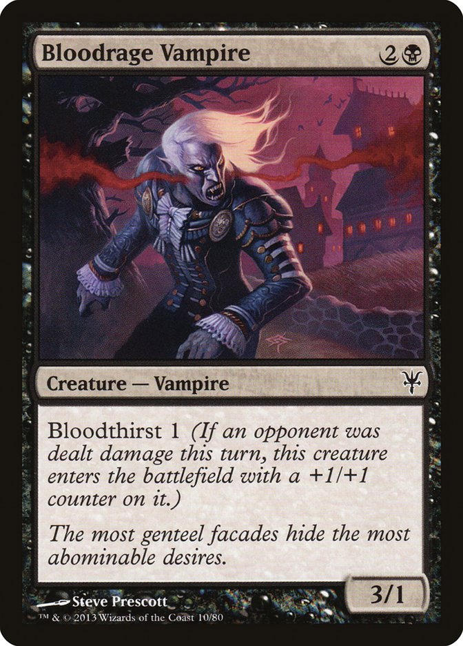 Bloodrage Vampire [Duel Decks: Sorin vs. Tibalt] | Event Horizon Hobbies CA