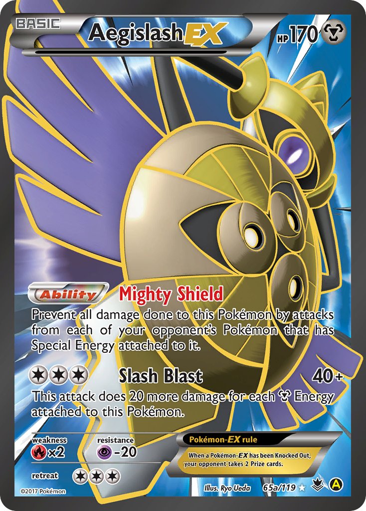 Aegislash EX (65a/119) [Alternate Art Promos] | Event Horizon Hobbies CA