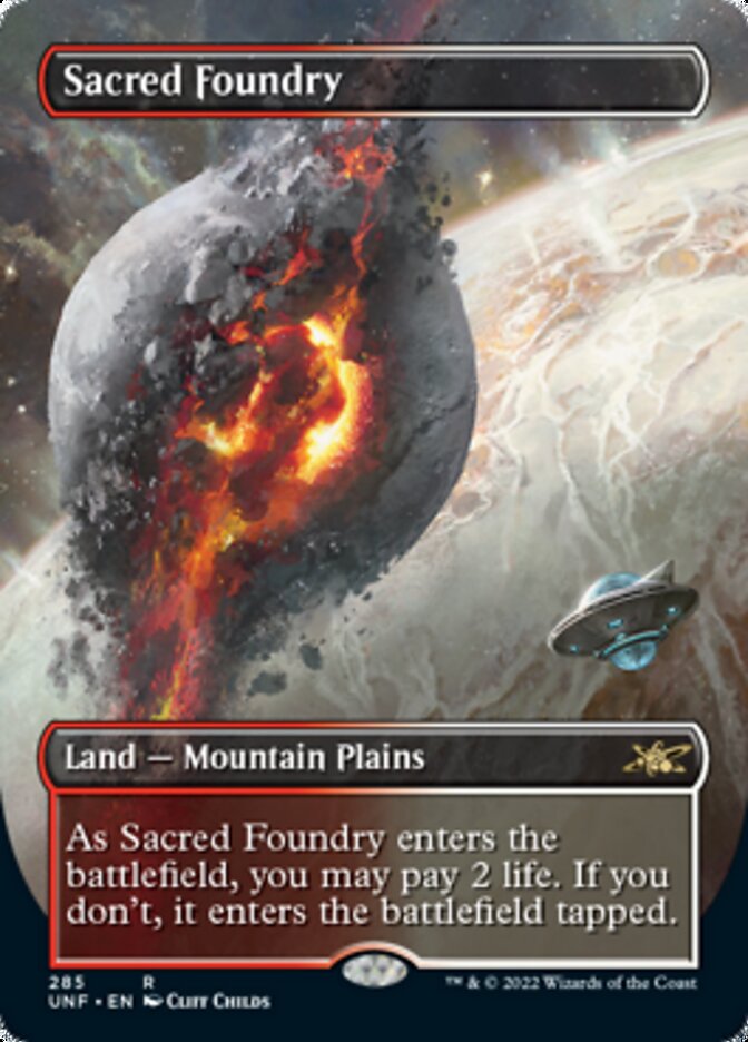 Sacred Foundry (Borderless) [Unfinity] | Event Horizon Hobbies CA