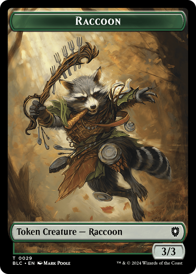 Rat // Raccoon Double-Sided Token [Bloomburrow Commander Tokens] | Event Horizon Hobbies CA