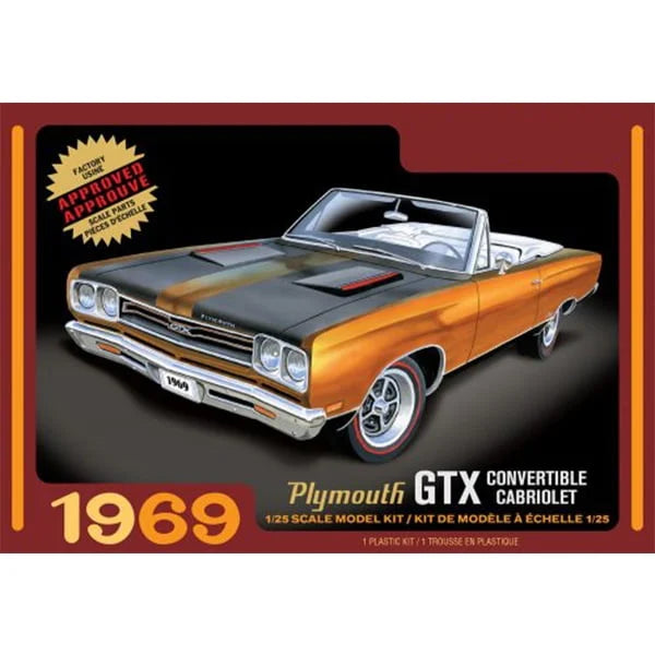 Model Kits - AMT - '69 Plymouth GTX Convertible 1/25 | Event Horizon Hobbies CA