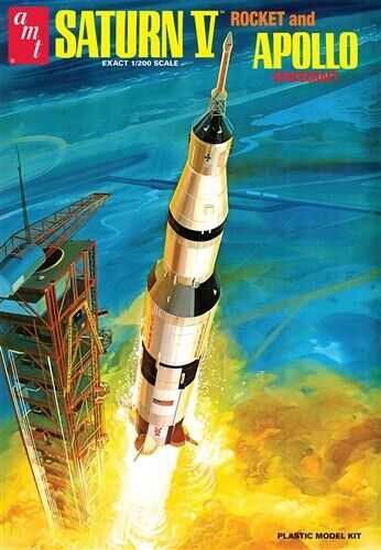 Model Kits - AMT - Saturn V Rocket 1/200 | Event Horizon Hobbies CA