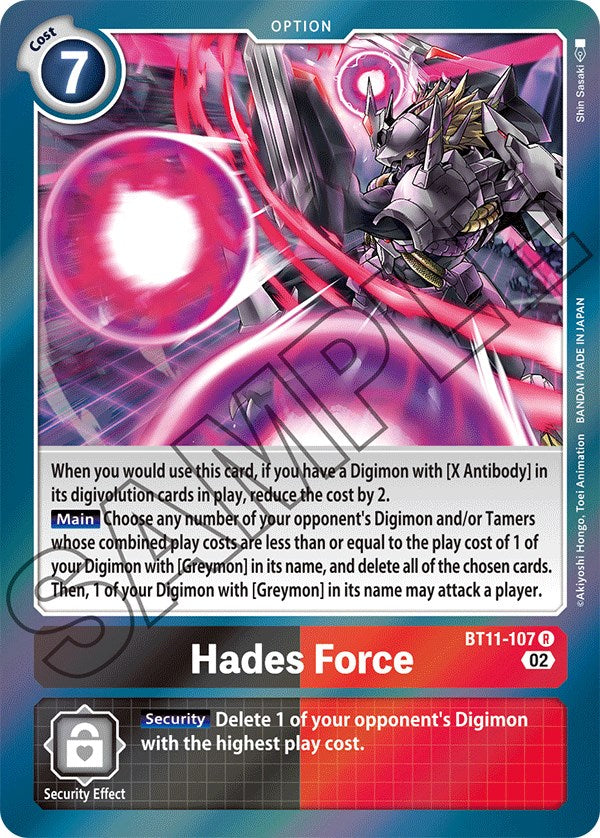 Hades Force [BT11-107] [Dimensional Phase] | Event Horizon Hobbies CA