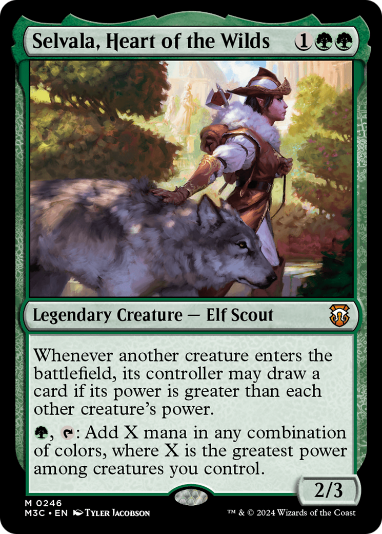 Selvala, Heart of the Wilds (Ripple Foil) [Modern Horizons 3 Commander] | Event Horizon Hobbies CA